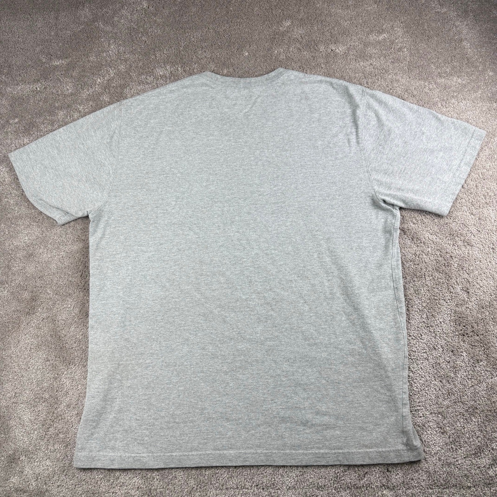 Carhartt Heavy Duty Original Fit Short Sleeve Grey Crewneck Pocket Tee Size L gallery
