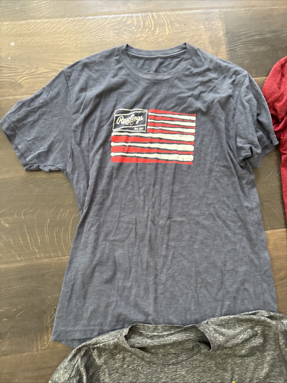 Lot of 4 Rawlings Short Sleeve T-Shirts: 3 Large & 1 XL gallery