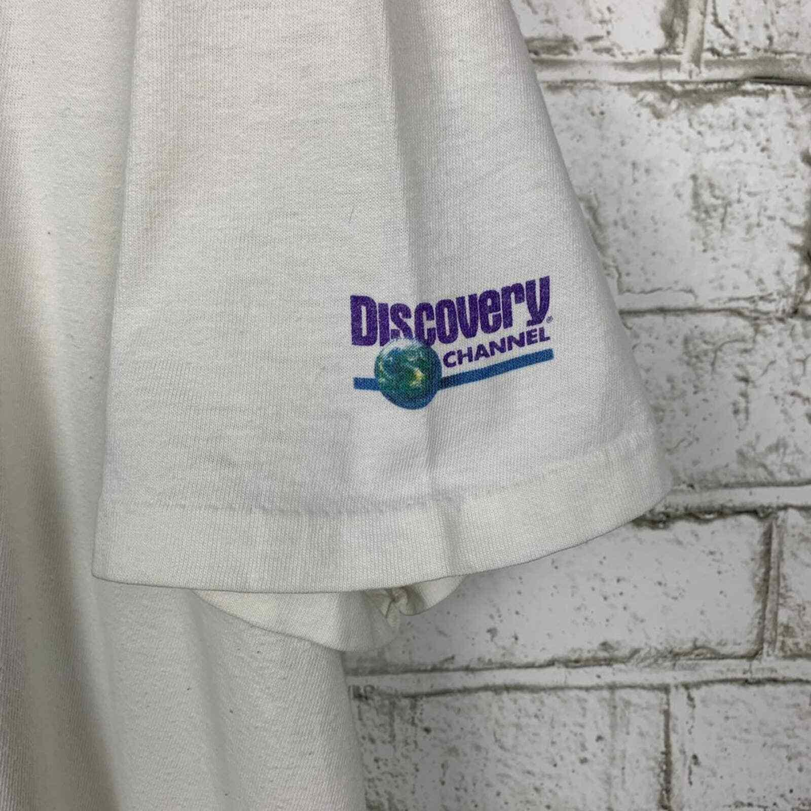 Vintage 90s Discovery Channel The Leopard Son T Shirt Large gallery
