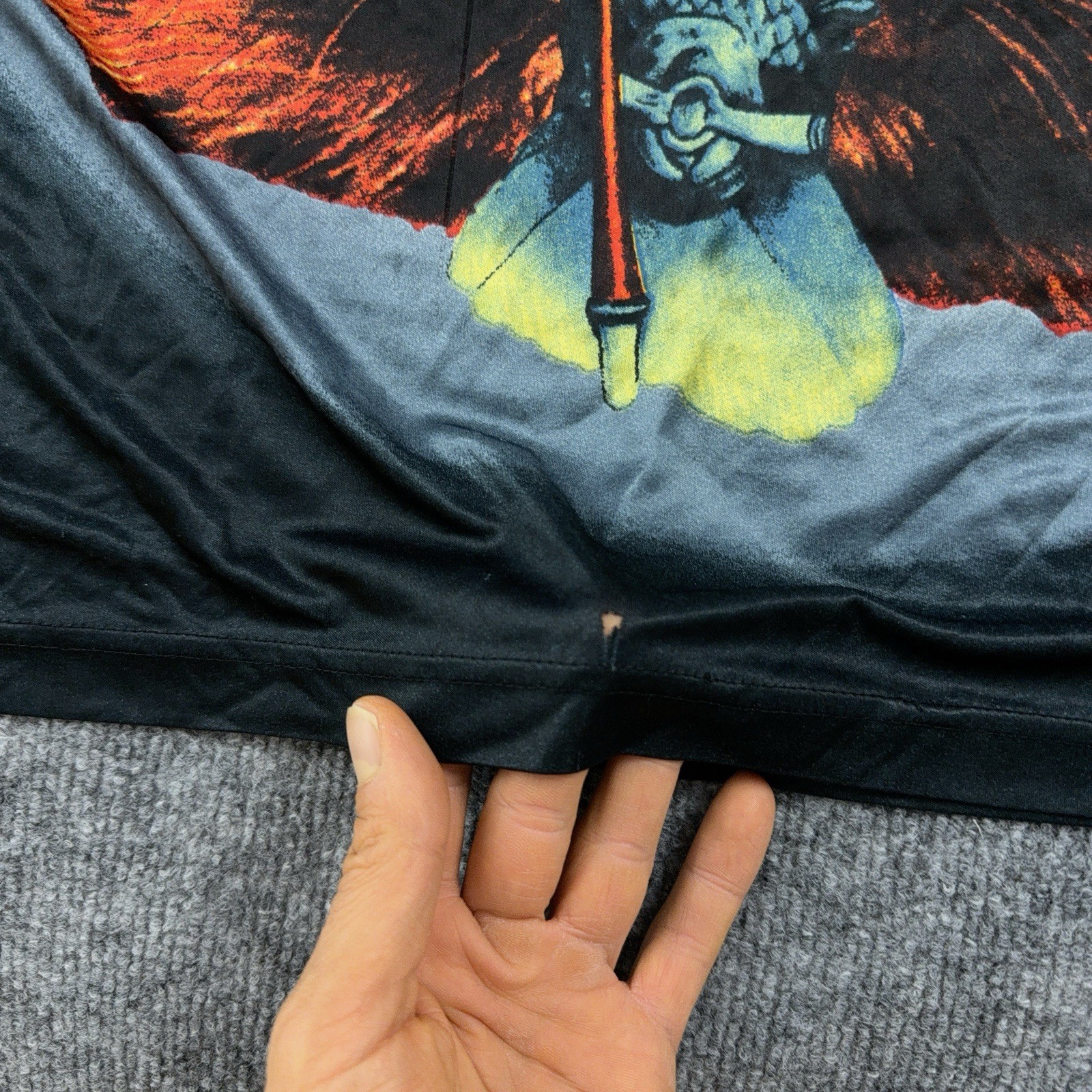 Vintage Bignd Men's XL Sheer Y2K 90's Dragon Slayer Anime Graphic T-Shirt gallery