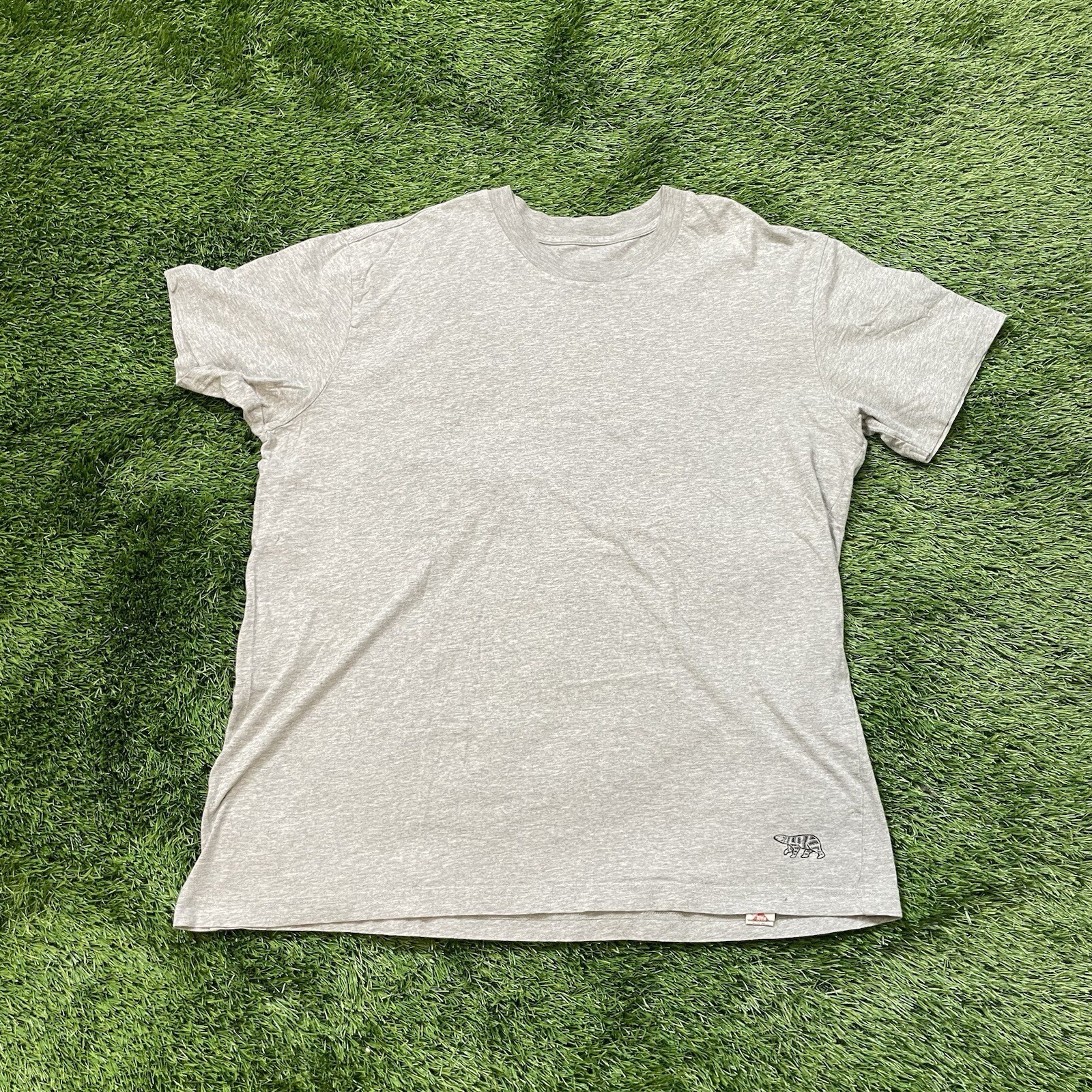 Human Made Shirt Large Nigo Bear Logo Plain Basic Grey Streetwear Tee