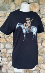 Beyonce Renaissance Horse Pose 3 Limited Edition Black T-Shirt Unisex Small