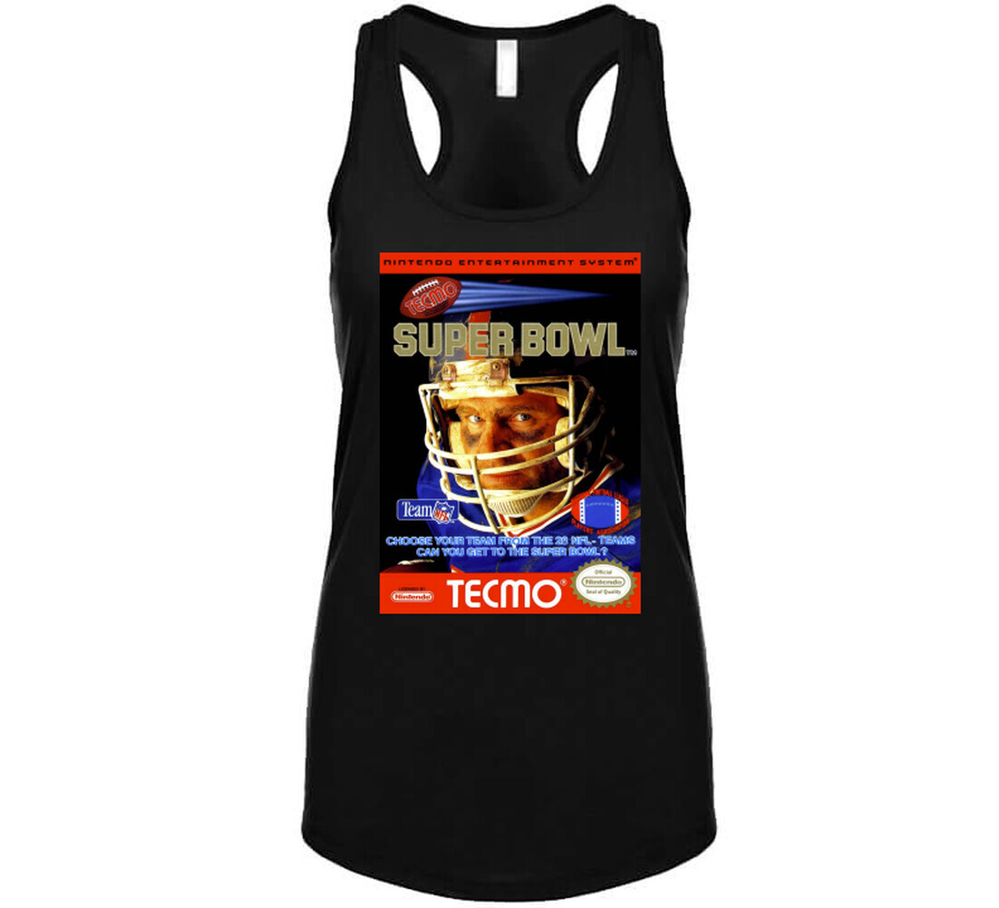 Tecmo Super Bowl Nes Video Game Cover T Shirt gallery