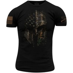 Grunt Style Realtree Edge American Spartan T-Shirt – Black