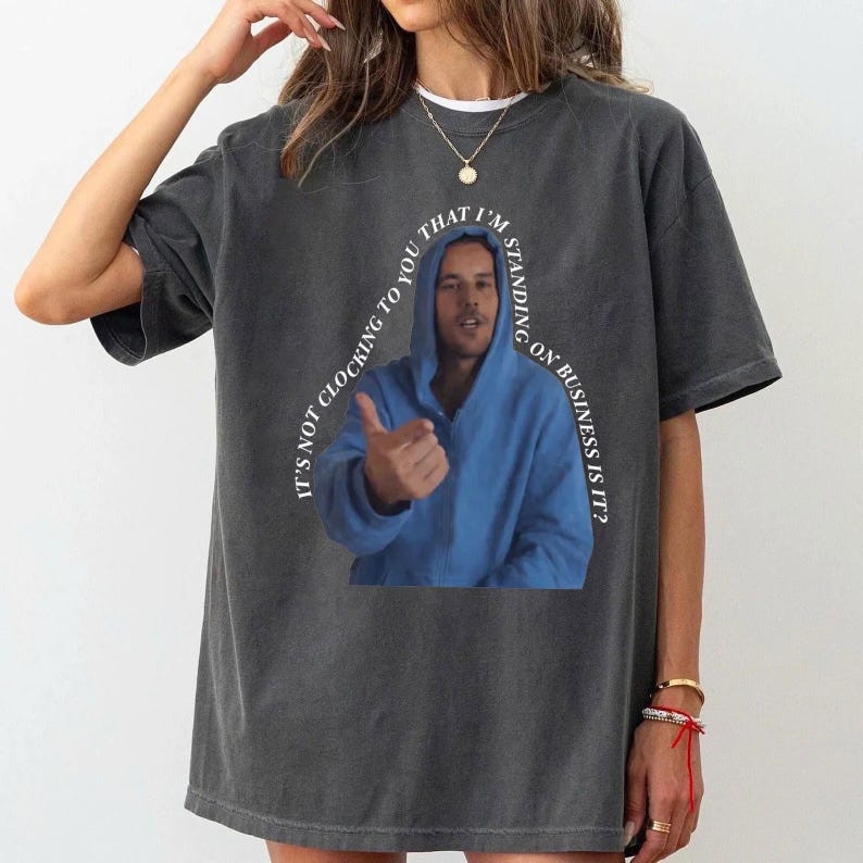 Its Not Clocking To You Funny Bieber Meme Tee gallery