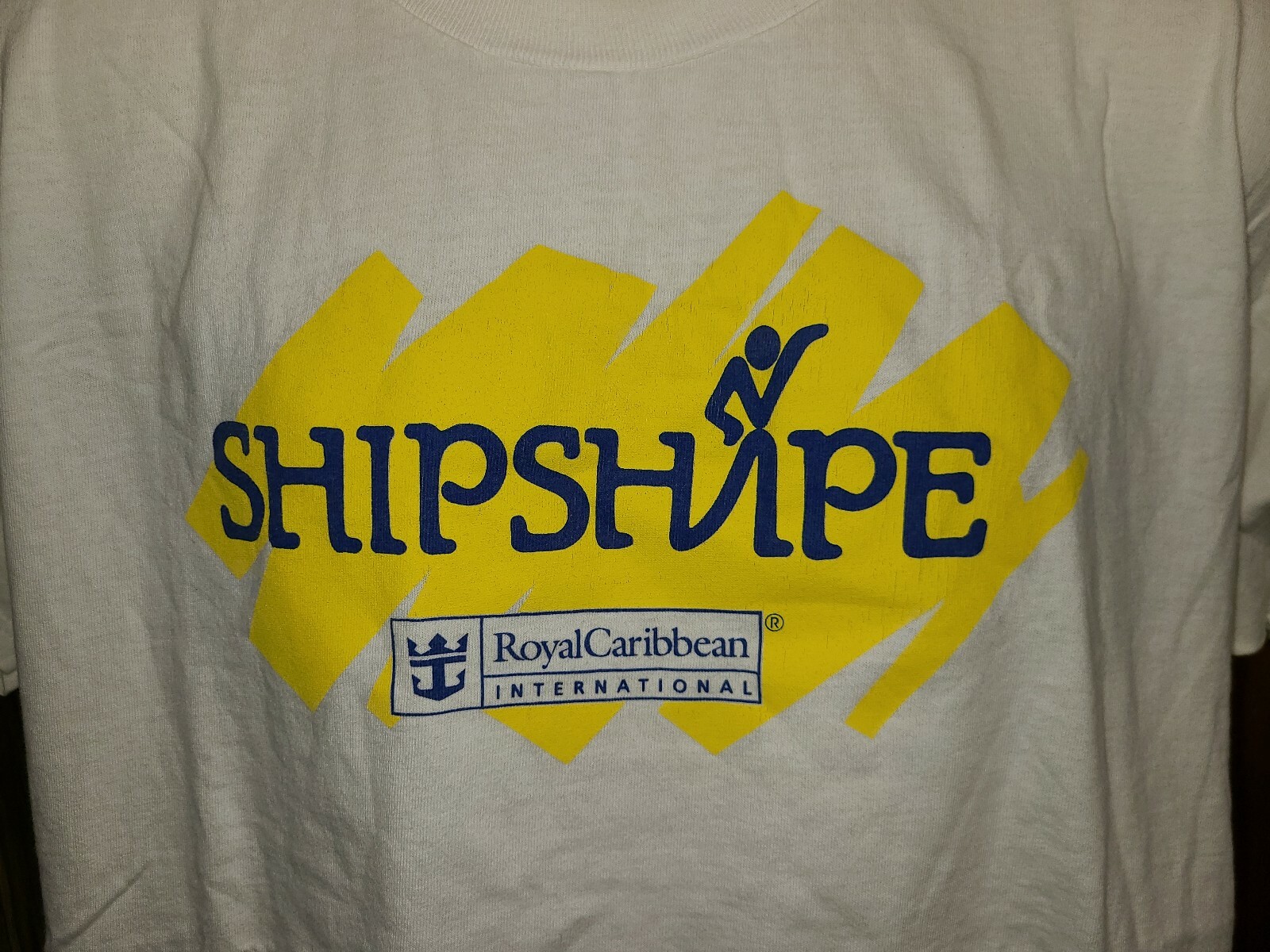 Royal Caribbean International Cruise Line Ship Shape Adult White XL TShirt gallery