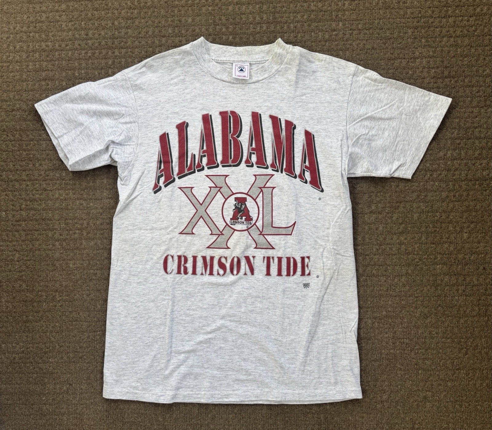 Delta Vintage Single Stitch Alabama T-shirt XXL Size Large USA *See Measurement* gallery