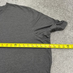 St. John’s Bay Quick-Dri Easy Care Basic T-Shirt Mens 5XL Tall Gray V-Neck Tee