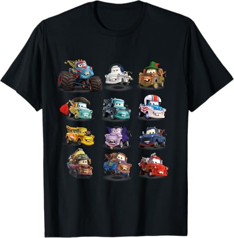 Disney Pixar’s Cars Many Maters T-Shirt Size S - 5XL Gift For Friends gallery