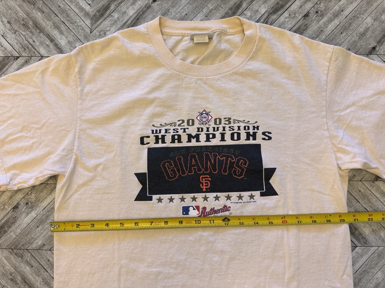 VTG San Francisco Giants T-Shirt Mens Large Ivory MLB Baseball Sports Streetwear gallery