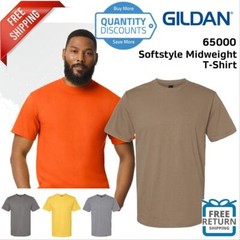 Gildan G650 Cotton/Polyester Short Sleeve Unisex Softstyle Midweight T-Shirt