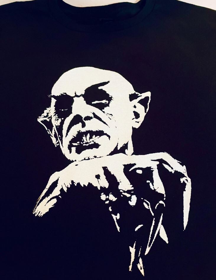Nosferatu t-shirt , vampire t-shirt , black horror movie shirt S - 3XXXL gallery