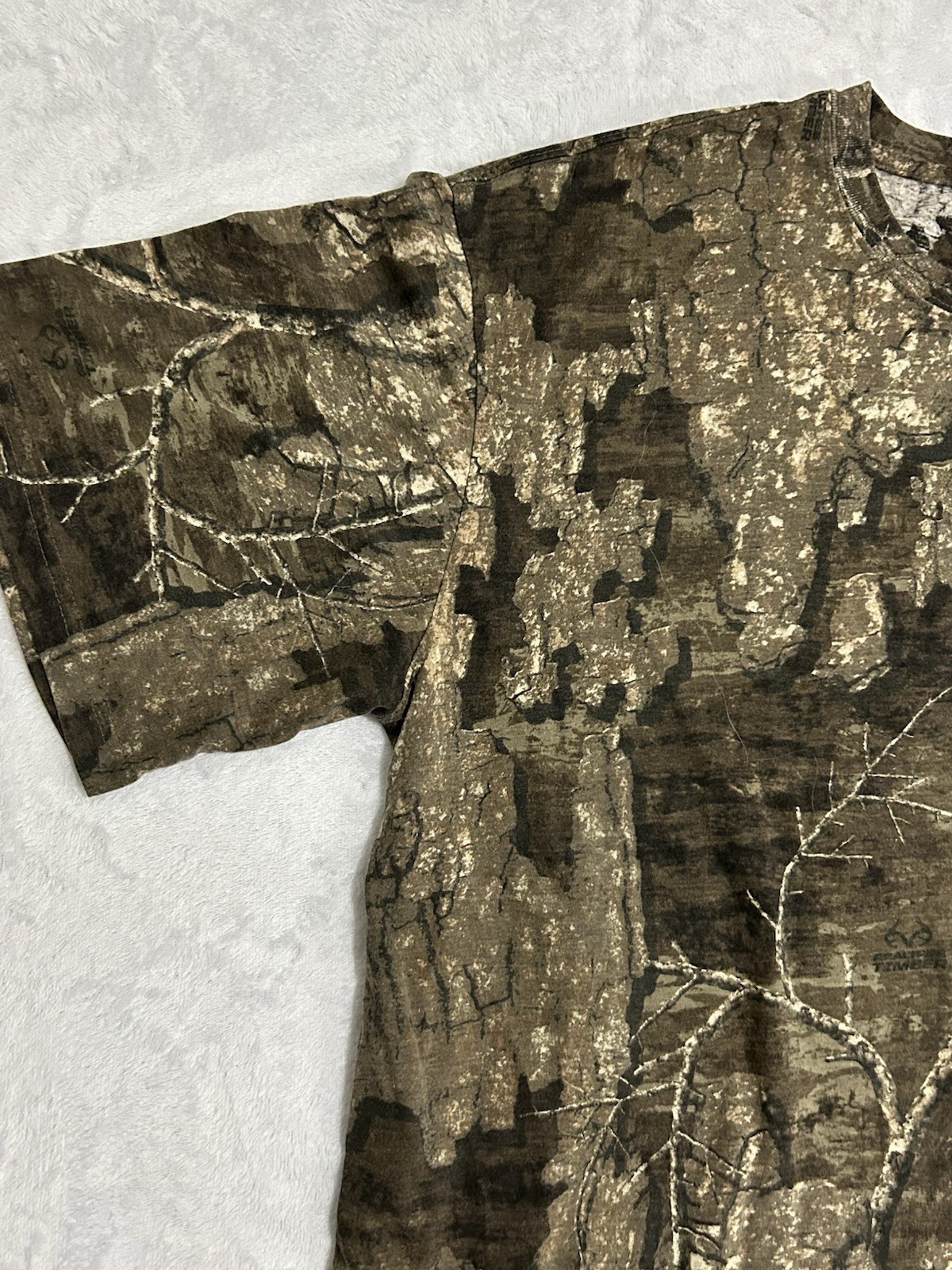 Habit Realtree Timber Camo Performance T-Shirt 2XL Stretch Hunting Short Sleeve gallery