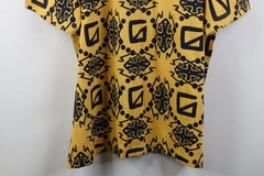 Deadstock Vtg 90s Marithe Francois Girbaud Mens 2XL Geometric Baggy Fit T-Shirt