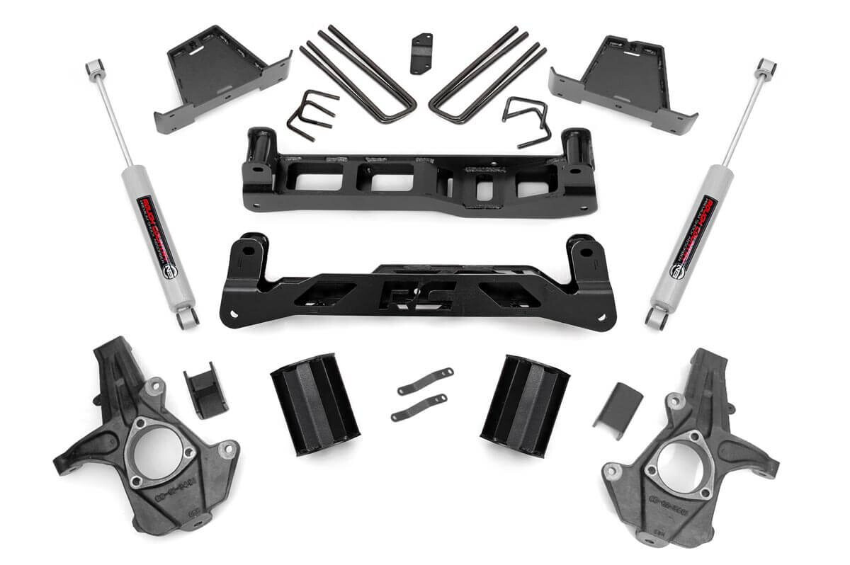 Rough Country 7.5″ Lift Kit with N3 Shocks for 07-13 Silverado Sierra 1500 2WD