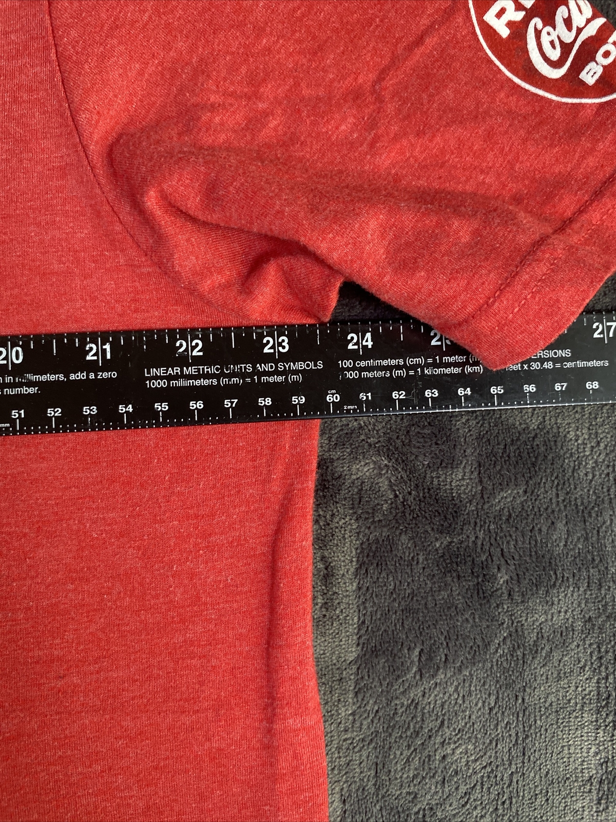 Coca-Cola Adult XL Heather Red Graphic Tshirt 100% Recycled Material gallery