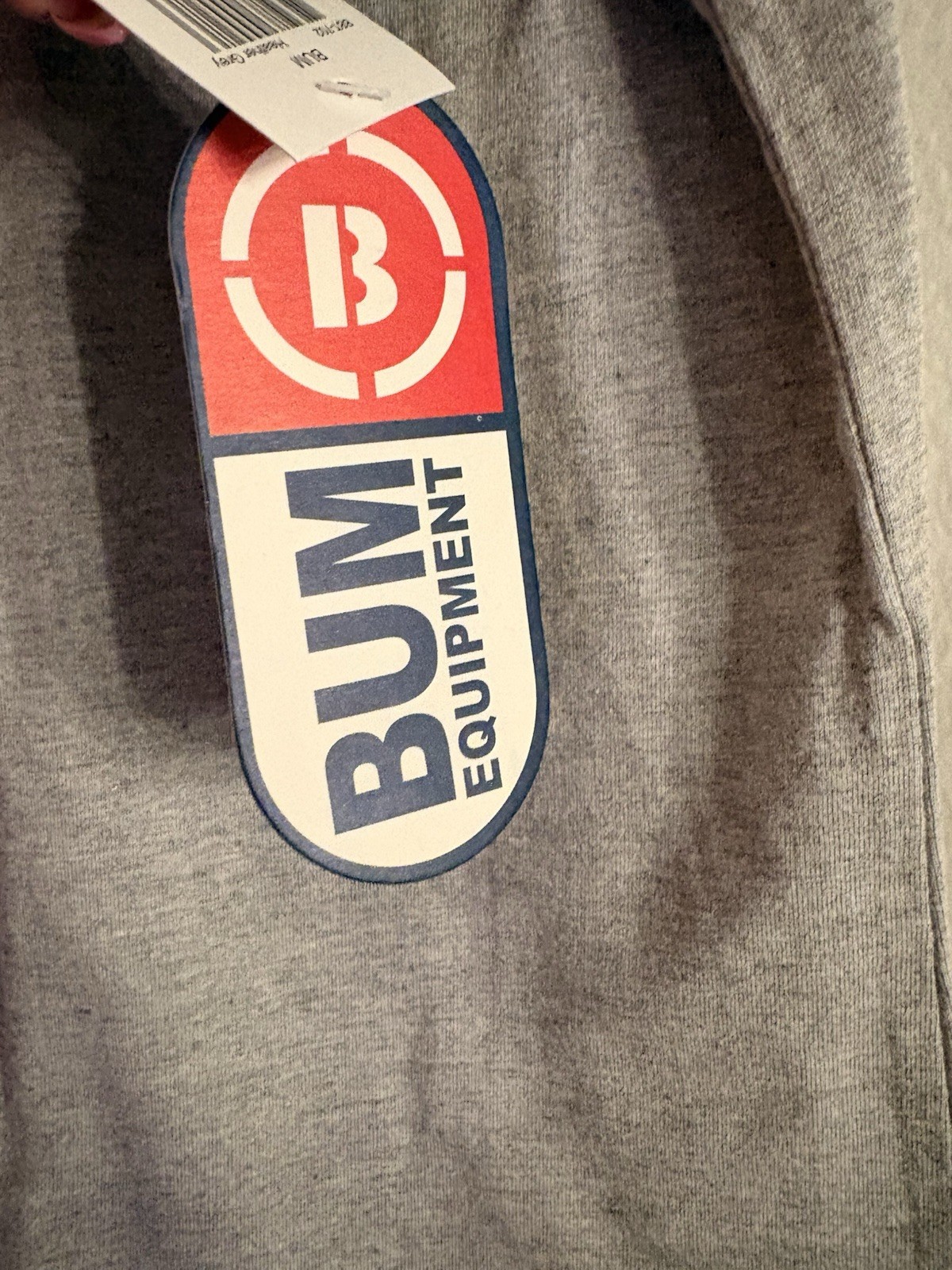 B.U.M. Equipment Men’s Gray Graphic Logo Cotton Crew Neck T-Shirt XXL gallery