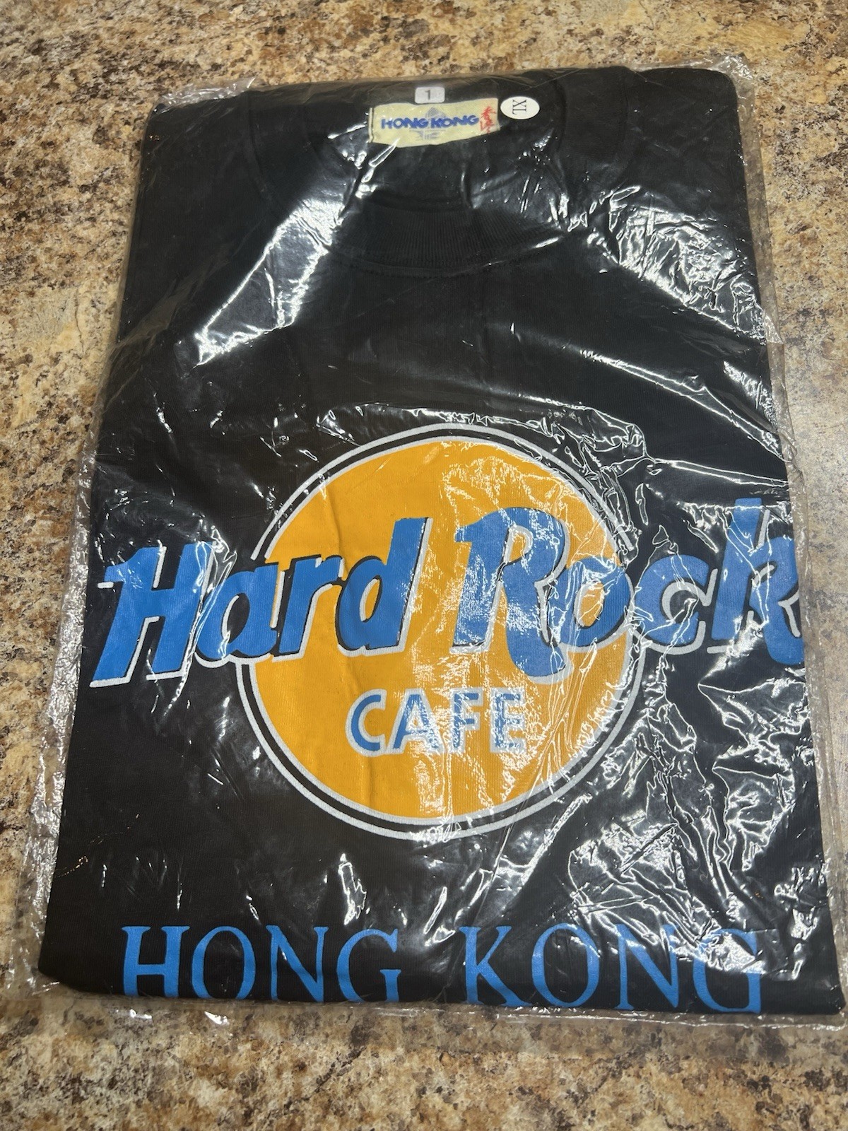 Vintage 90’s Hard Rock Cafe - Hong Kong -Black Shirt Men’s XL New!! gallery