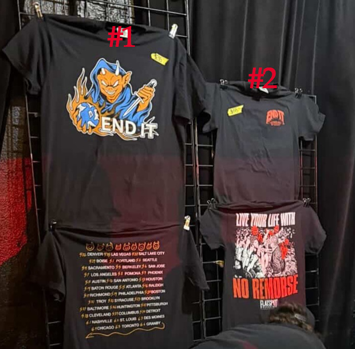 End It Band Shirt 2026 Tour Dates, reprinted gallery
