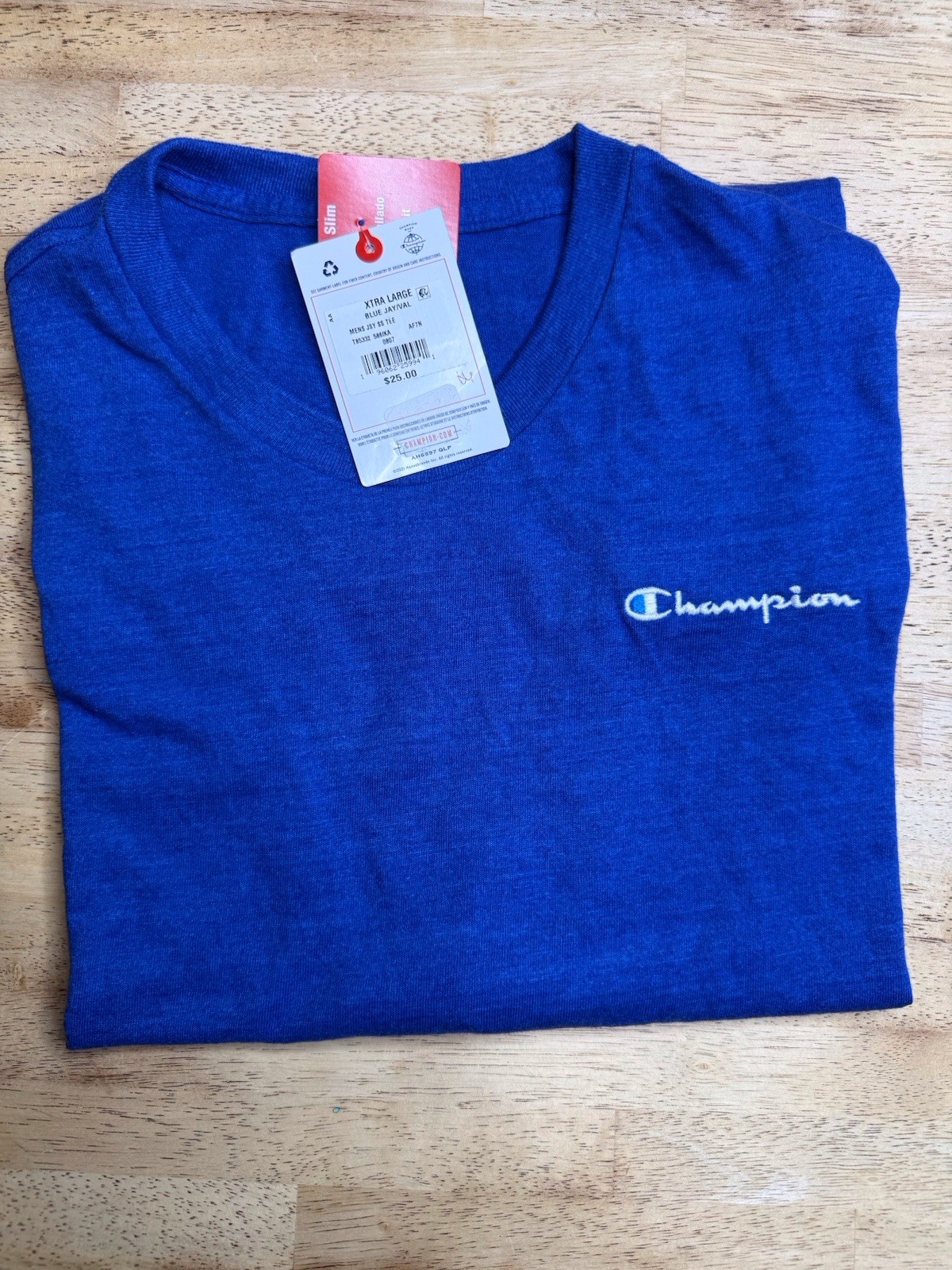 Champion Men Short Sleeve Cotton Jersey New Crewneck T-shirt XL gallery