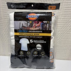 Dickies Dri Tech Performance Work 5 Short Sleeve Undershirts Size M New Colors