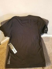 Preme tie dye embroidered applique logo black tee Sz: Lrg NWT