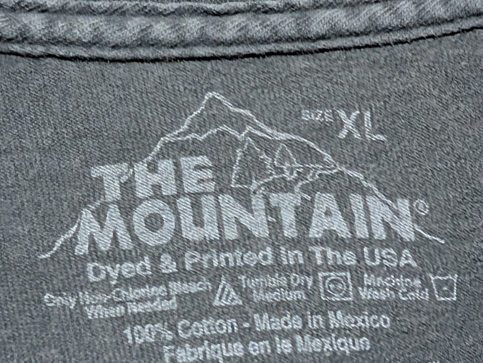 The Mountain Mens T-shirt Black The Riders Retired Logo Grim Reaper XL #4395 gallery