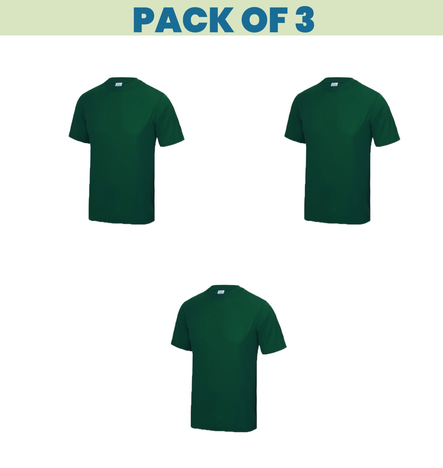 Pack 5 & 3 Just Cool AWDis T-Shirt Plain Casual Wear stag do hen Unisex JC001 gallery
