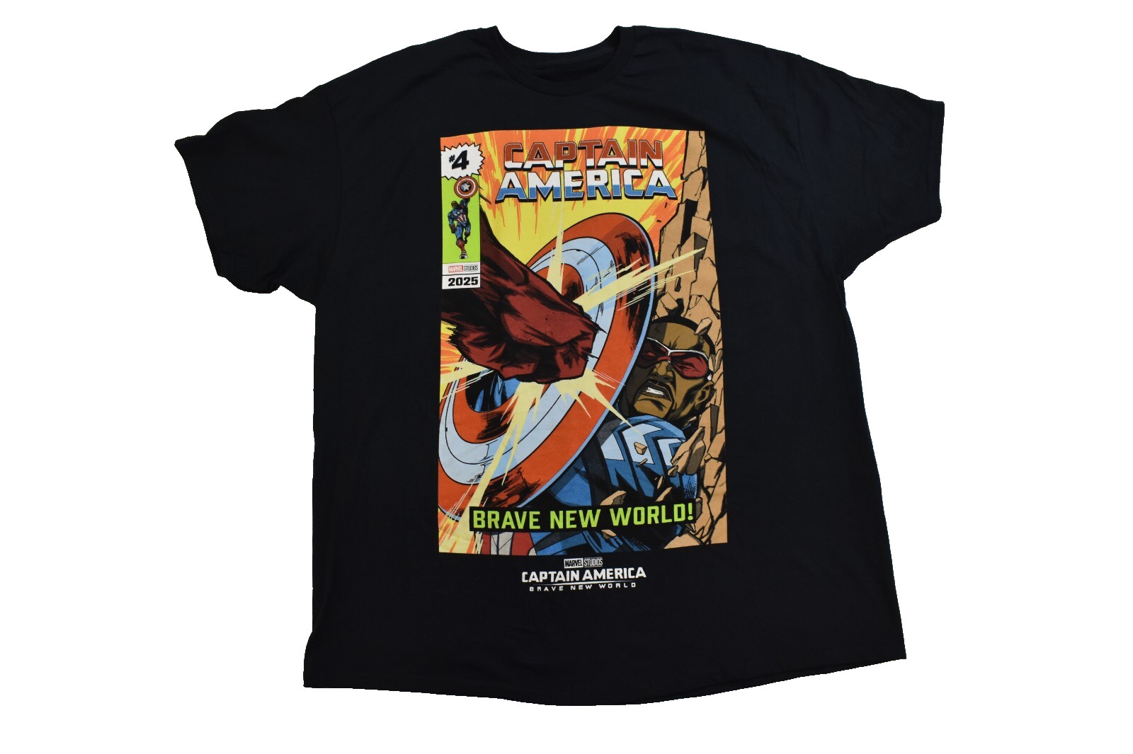 Marvel Studios: Captain America A Brave New World Comic Graphic Shirt New XS-3XL gallery