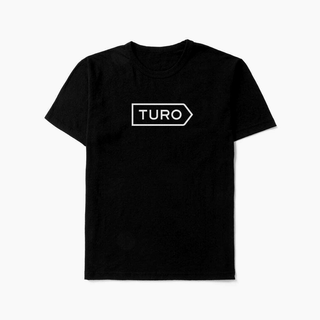 Black Turo T Shirt Made In The United States Size Large Cotton Poly 100% Recycle gallery