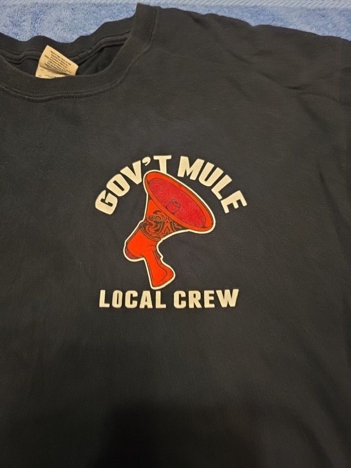 Gov't Mule Band T-Shirt Men L Black Excellent Rock Tee gallery