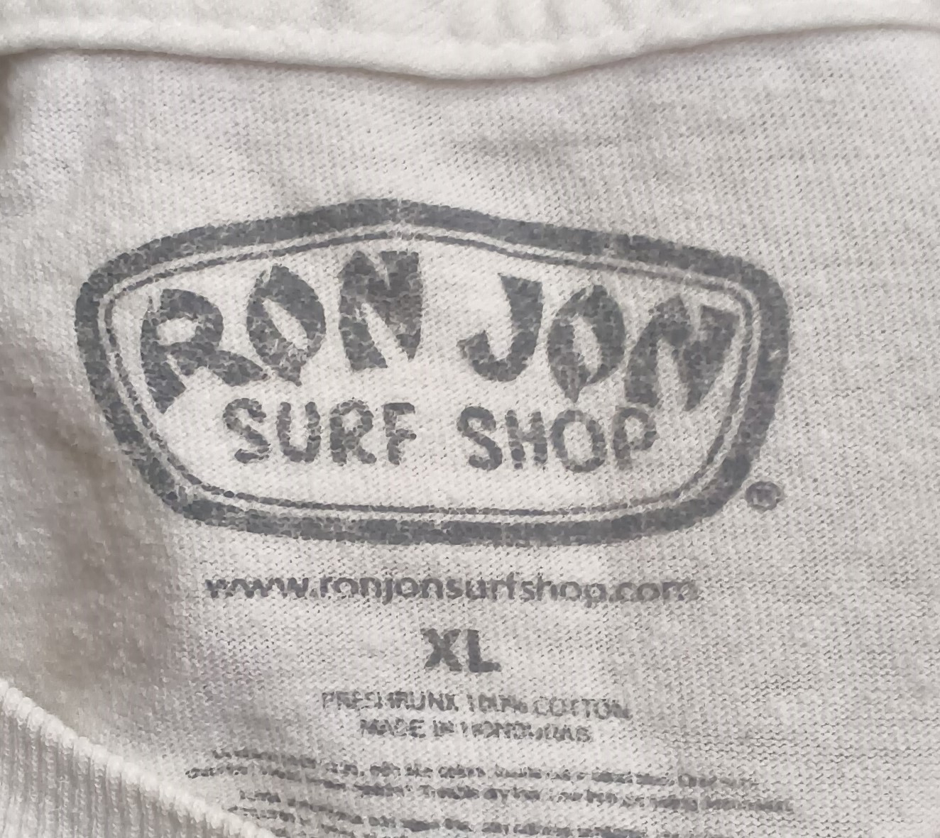 Men's Ron Jon Surf Shop Shirt Custom Surfboards Fort Lauderdale White Sz XL gallery