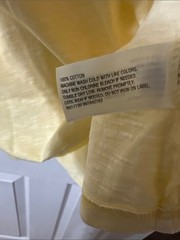 Goodfellow & Co Men’s Pale Yellow Short Sleeve Henley