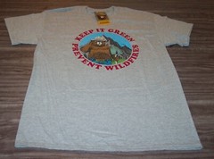 VINTAGE STYLE SMOKEY THE BEAR Keep It Green T-Shirt MENS MEDIUM 80’s NEW w/ TAG