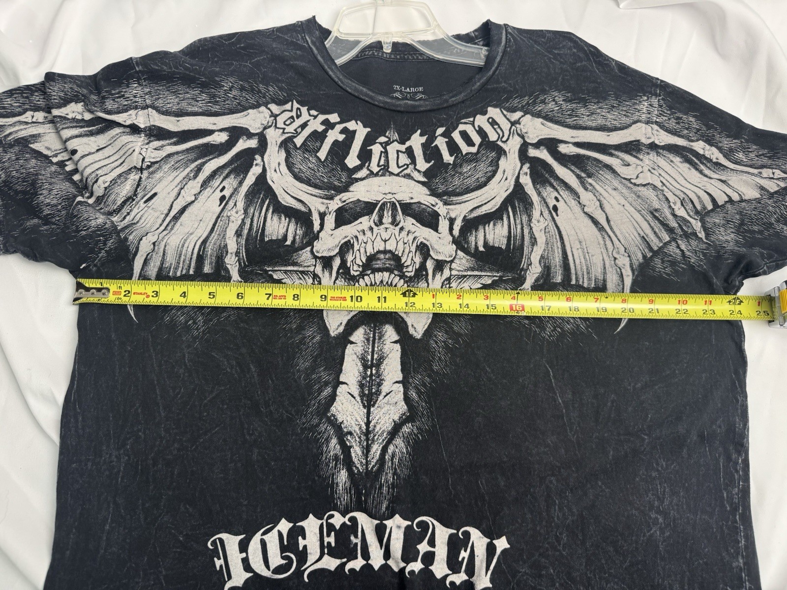 Affliction Signature Series ICEMAN Chuck Liddell Distressed Size 2XL Y2K gallery