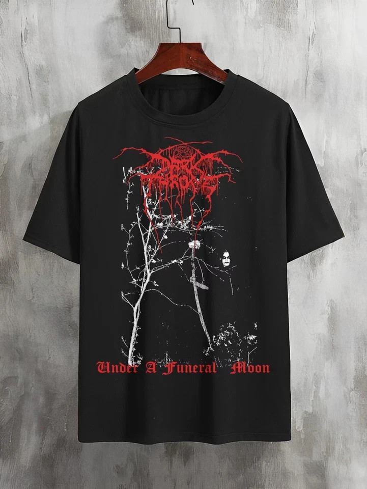 Darkthrone BAND Under A Funeral Moon T-Shirt Full Size S-5XL BH1658 gallery