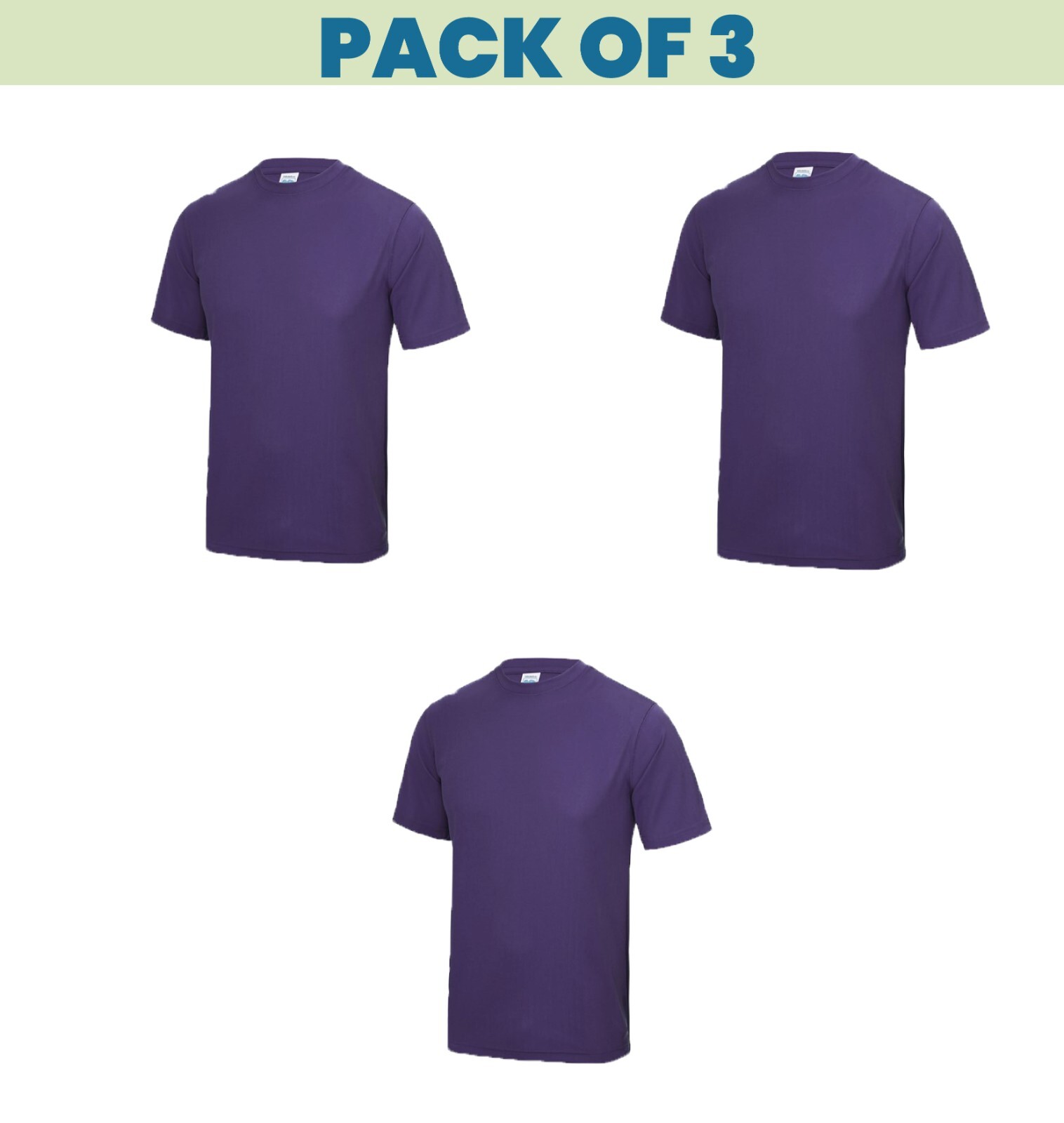 Pack 5 & 3 Just Cool AWDis T-Shirt Plain Casual Wear stag do hen Unisex JC001 gallery