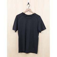 Lululemon Metal Vent Tech Short Sleeve Deep Coal/Black