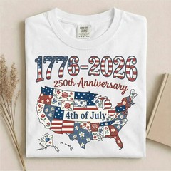 Patriotic Graphic Design Soft Feel Comfort Tee
