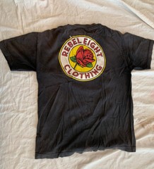 Rebel Eight Tshirt Rose / Flower Graphic Print Mens Sz M Skateboard Surf Punk