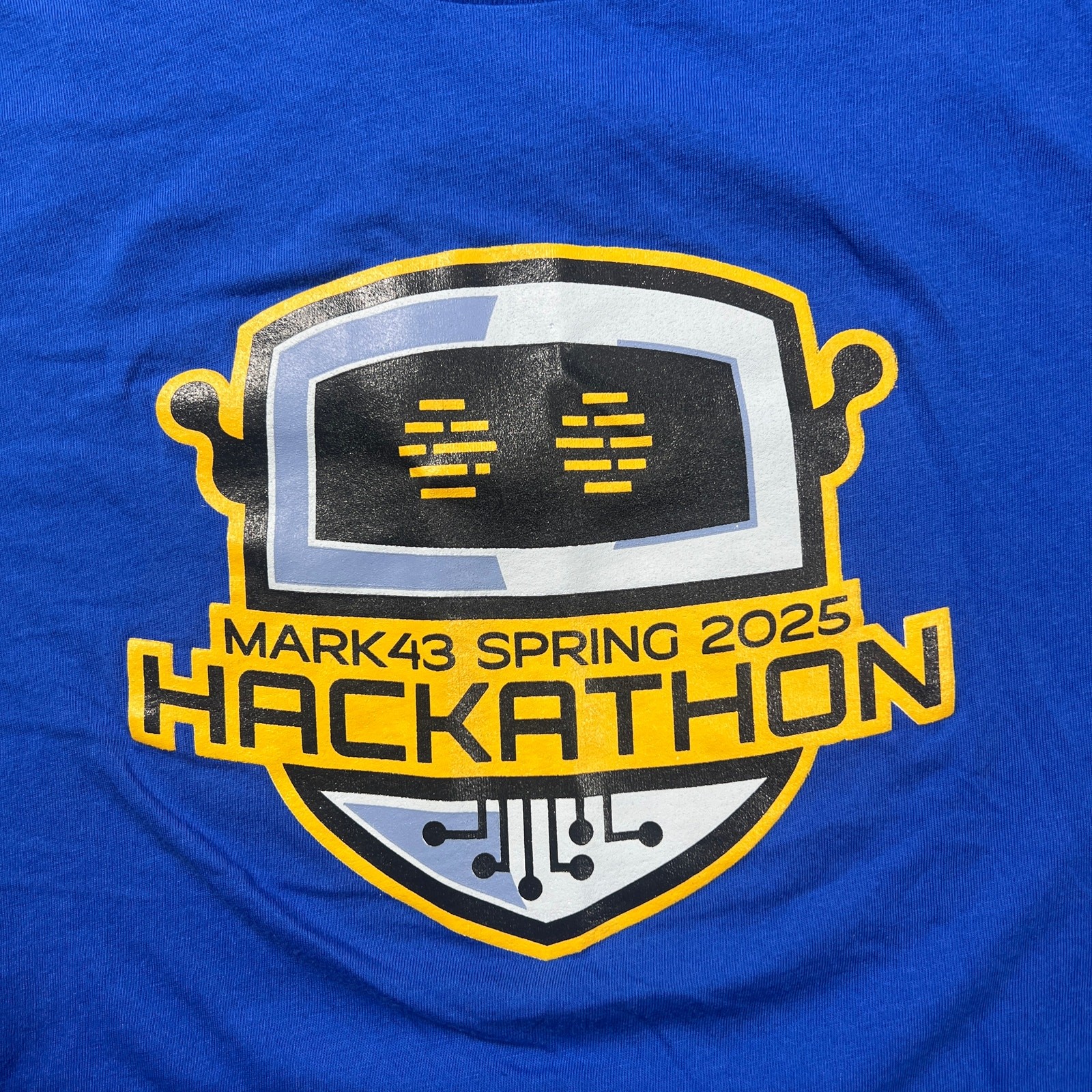 Mark43 Spring 2025 Hackathon T-Shirt Blue gallery