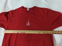 Apple Store Employee T shirt Tech The Halls Medium Christmas Red men women