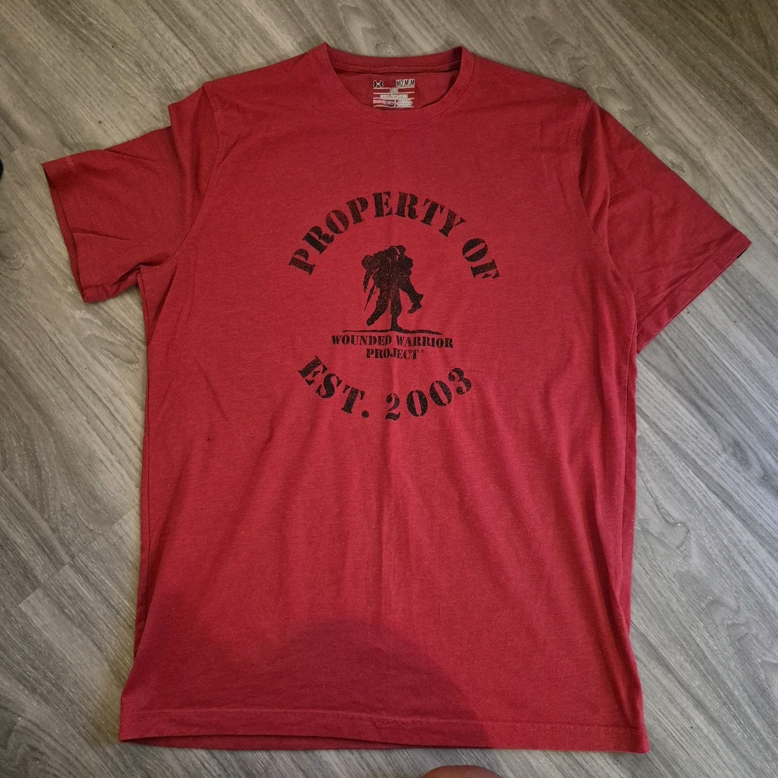 Mens M Under Armour x Wounded Warrior Shirt Short Sleeve gallery