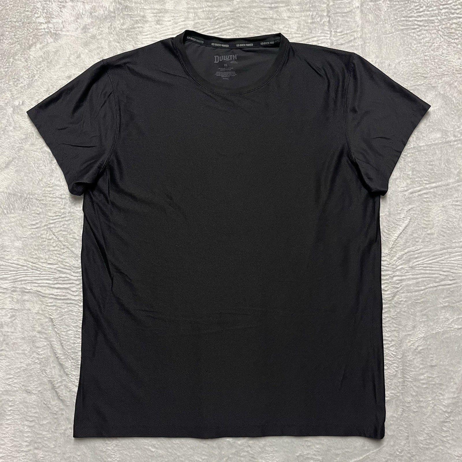 Duluth Undershirt Mens XL Black Go Buck Naked Performance Wicking Crew Neck gallery