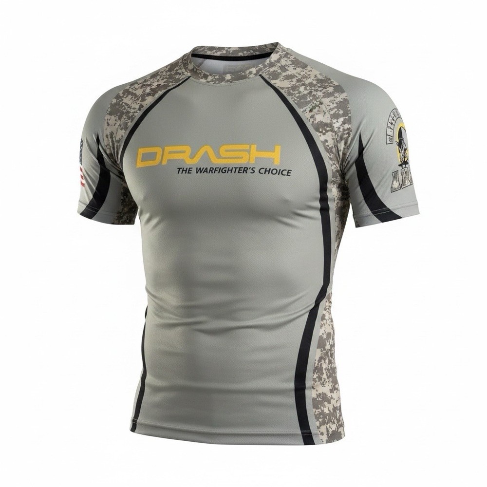 DRASH Official Teamwear The Warfighters Choice US ARMY Large shirt American Flag