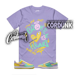 Dunk Easter Air Force 1 Emerald Yellow Hydrangeas Pink Foam Shirt Match BROKEN