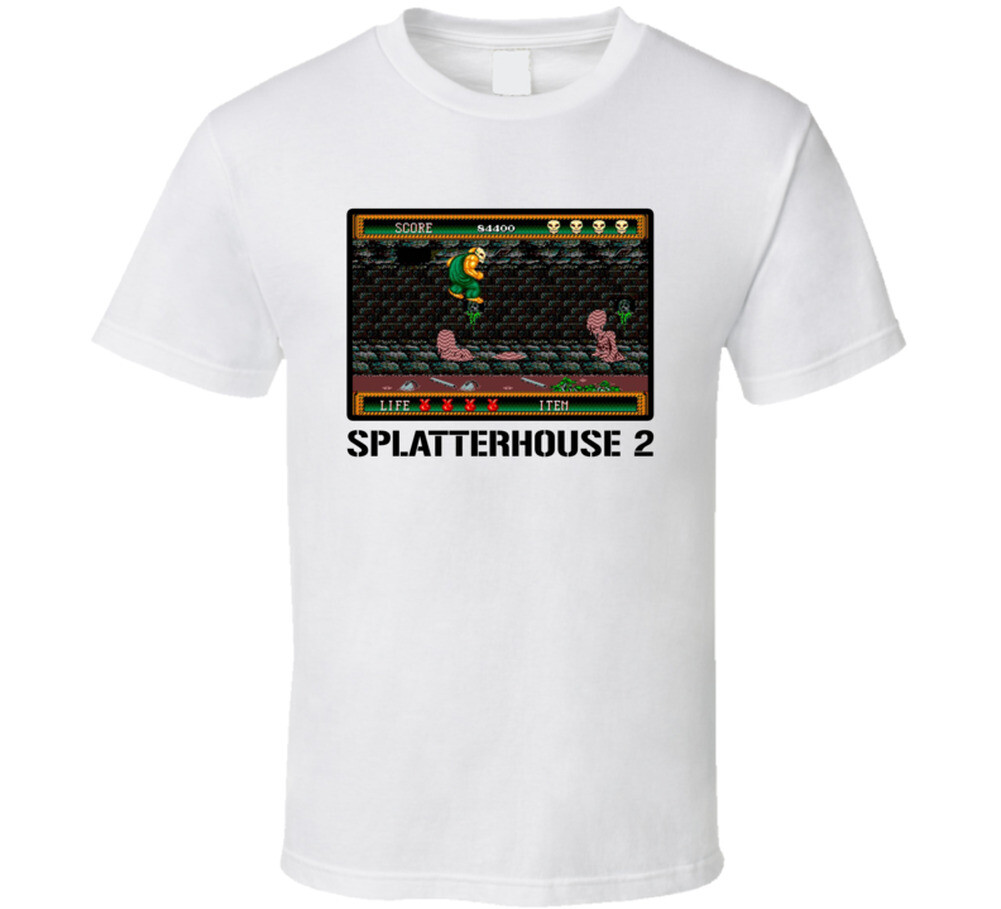 Splatterhouse 2 Video Game Classic Retro Fan T Shirt gallery