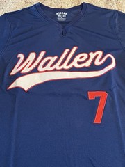 Morgan Wallen Still The Problem Tour Official Merch Baseball Jersey Size Large