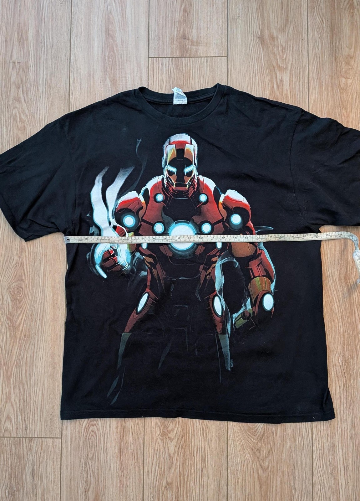 Vintage Marvel Iron Man Black Shirt Delta Pro Weight Y2K Sizez XL gallery
