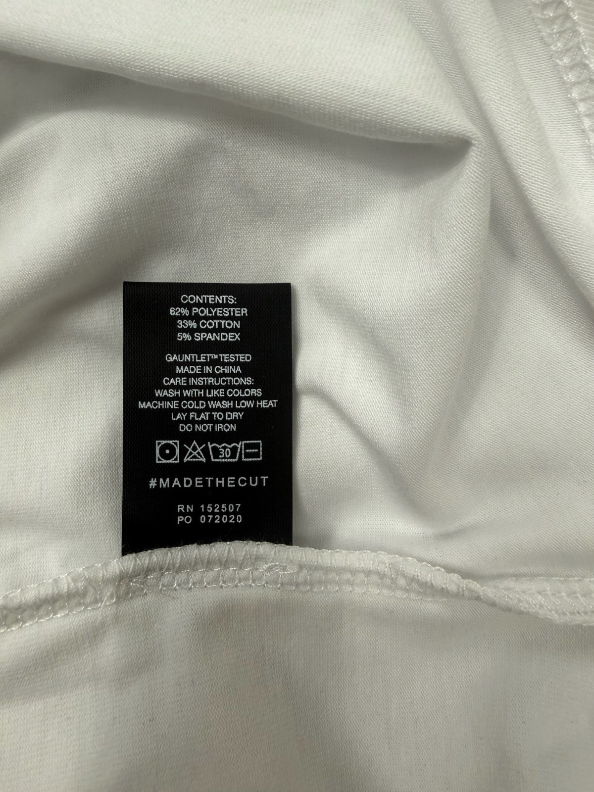 Cuts Clothing Elongated Henley T-Shirt Men's XL White gallery